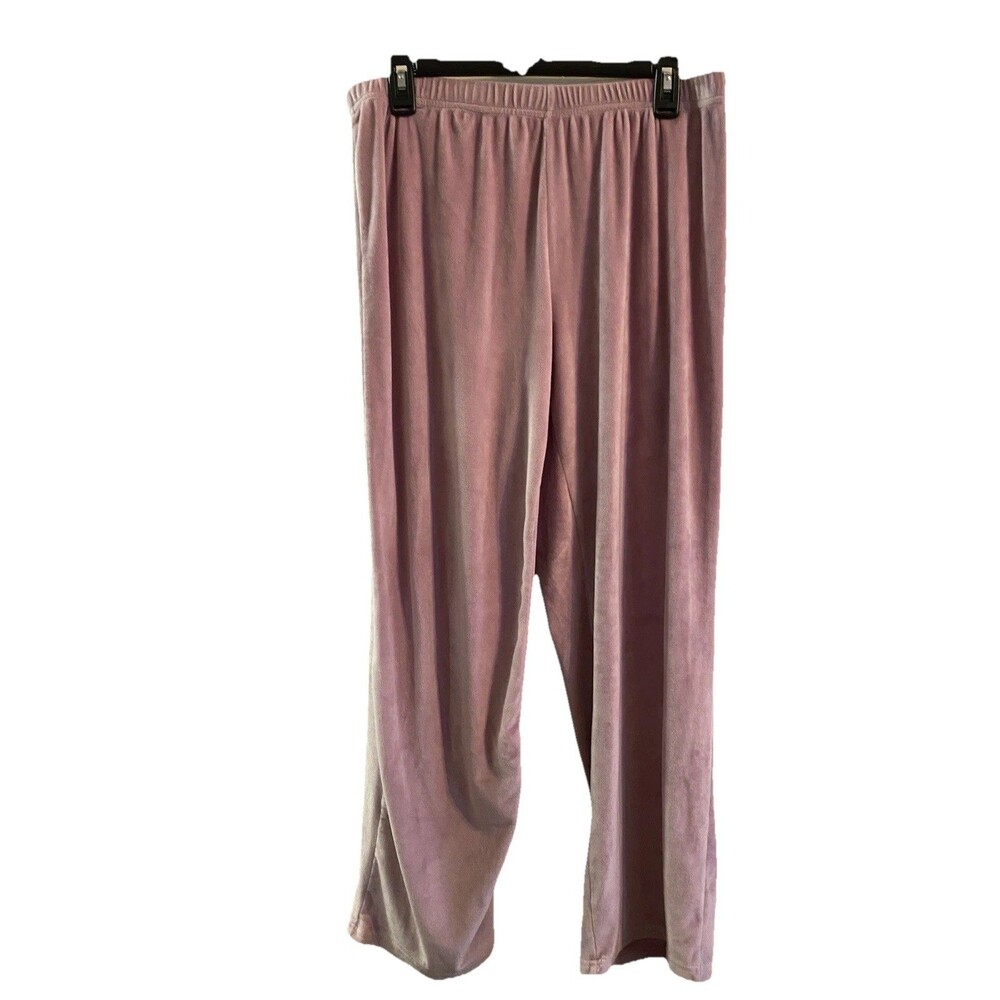 Juicy Couture size Large lavendar Velour Lounge Pants rhinestones Y2K Style